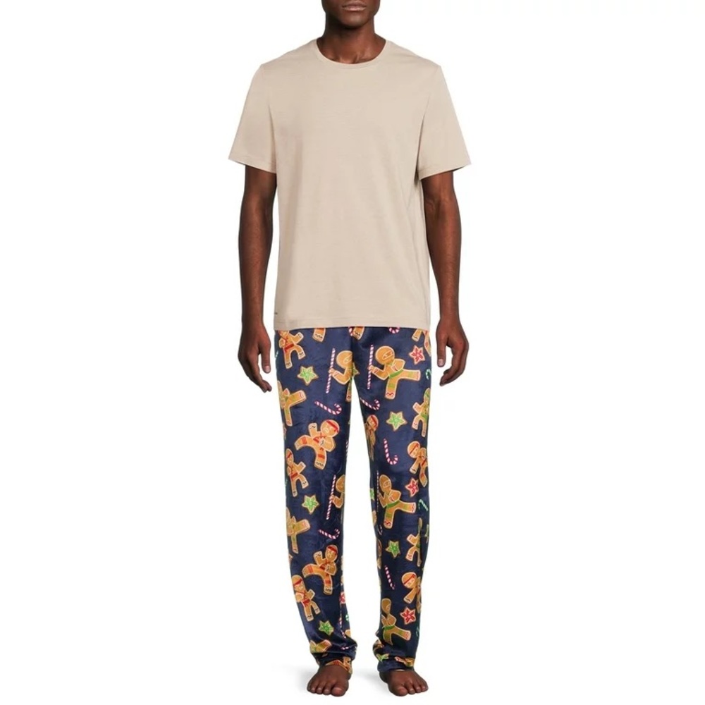 Men's Holiday Sleep Pants: GINGERBREAD